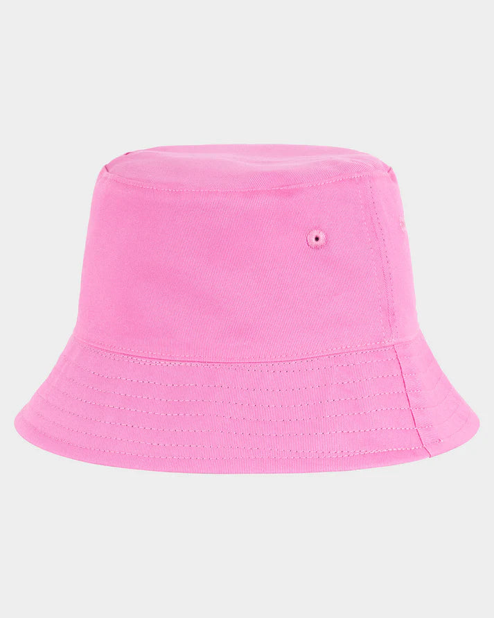 Field Arch Repeat Girls Reversible Bucket Hat Pink