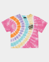 Contra Dot Mono Girls T-shirt Multi Tie Dye