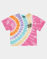 Contra Dot Mono Girls T-shirt Multi Tie Dye