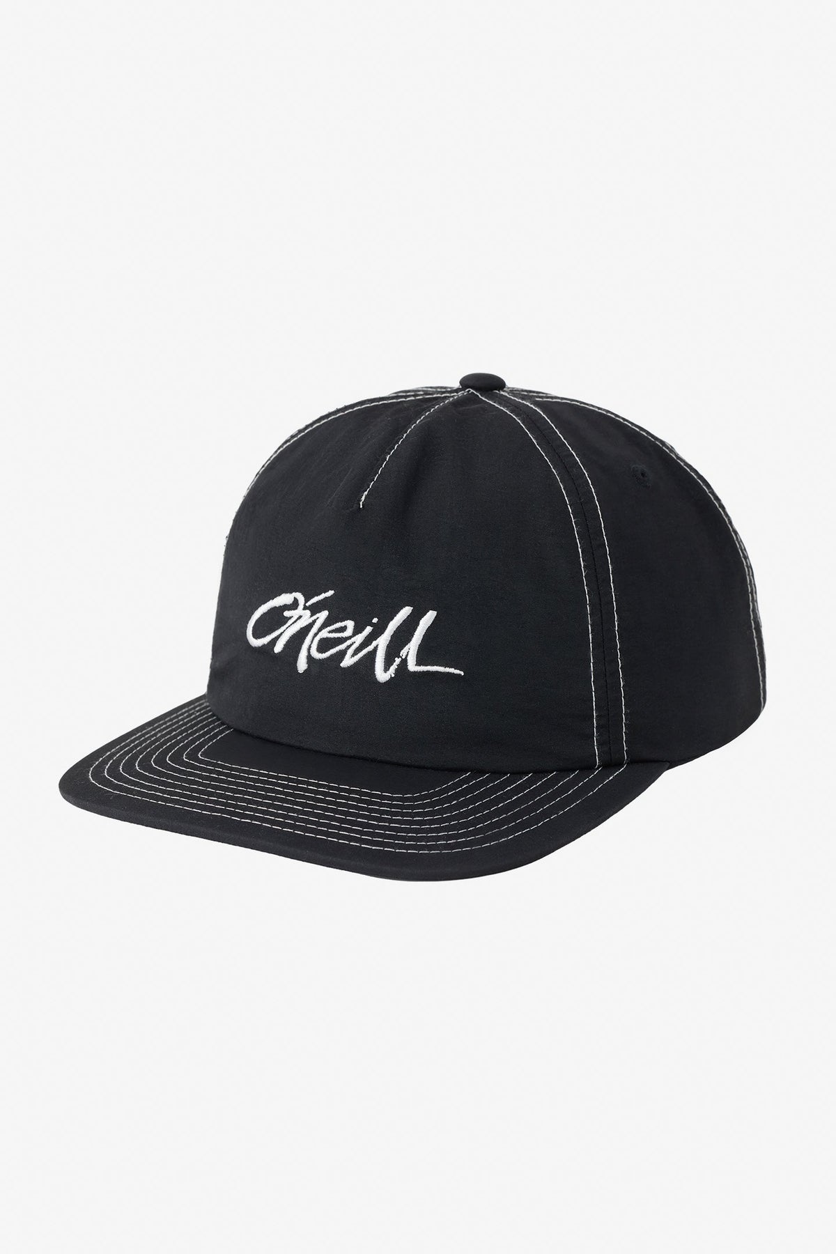 O'Neill Flint Nylon Snapback Hat Black