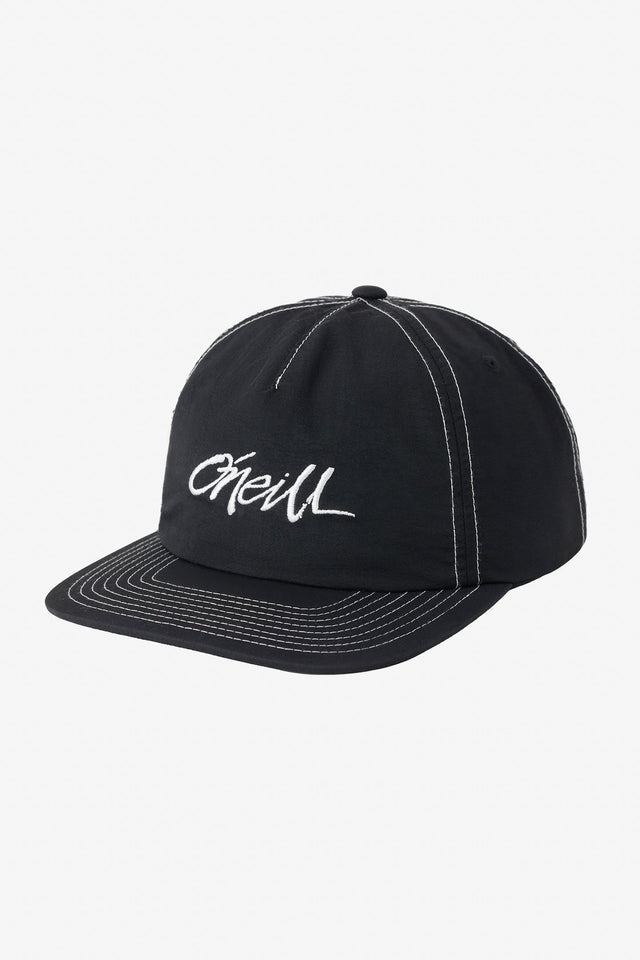 O'Neill Flint Nylon Snapback Hat Black