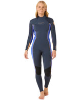 Rip Curl Womens Dawn Patrol 3/2 Back Zip Steamer Wetsuit