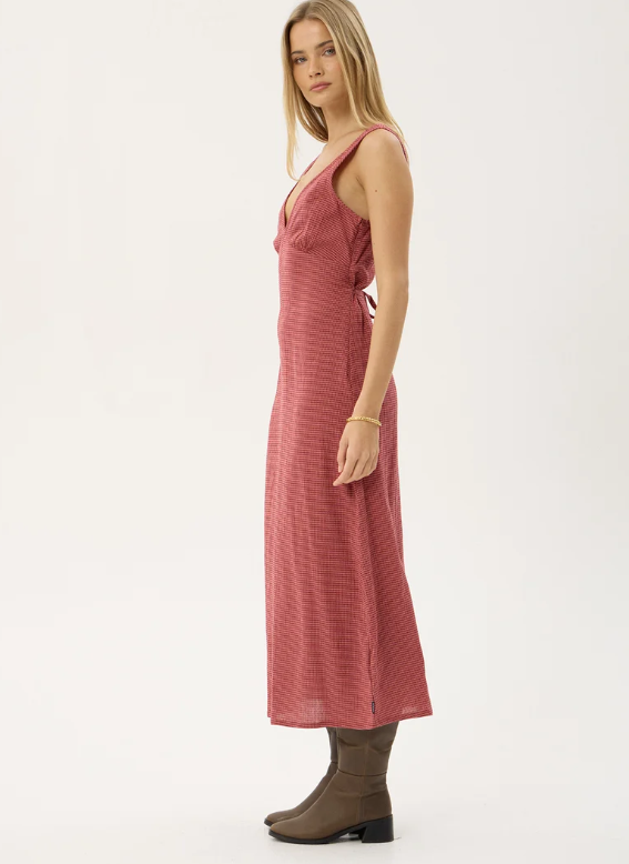 Tully - Seersucker Maxi Dress - Indy Rose Check