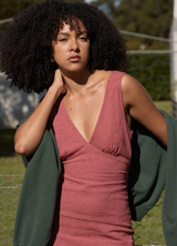 Tully - Seersucker Maxi Dress - Indy Rose Check