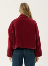 Berlin - Reversible Polar Fleece Jacket - Burgundy