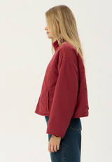 Berlin - Reversible Polar Fleece Jacket - Burgundy