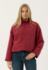 Berlin - Reversible Polar Fleece Jacket - Burgundy