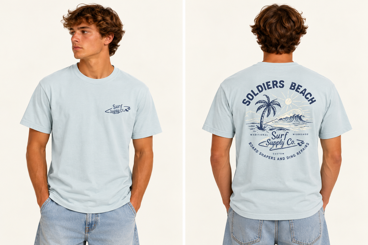Shapers Bay - Beachin Surf Mens T-Shirt