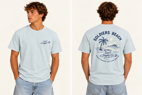 Shapers Bay - Beachin Surf Mens T-Shirt