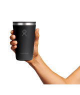 Hydroflask 16oz All Around Tumbler Press-In Lid - Black