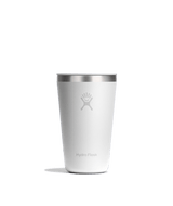 Hydroflask 16oz All Around Tumbler Press-In Lid - White