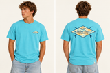 Retro Badge - Beachin Surf Mens T-Shirt