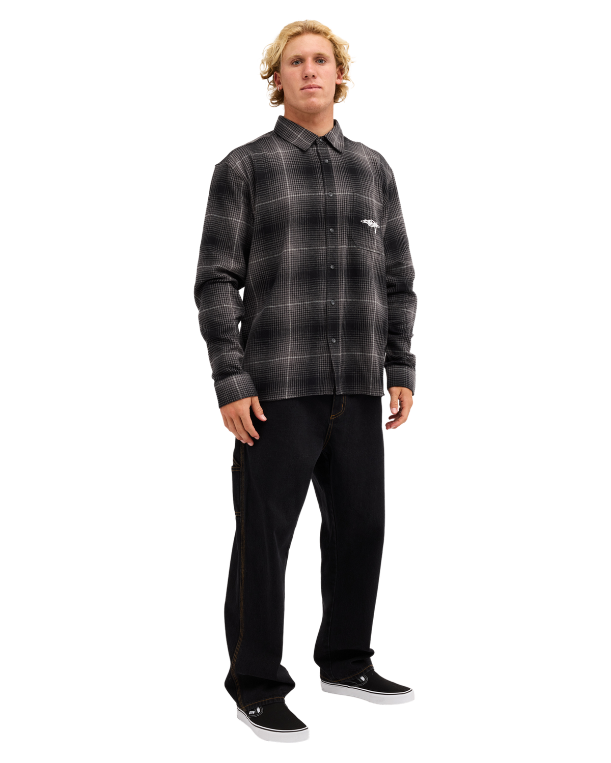 Script Diamond Flannel