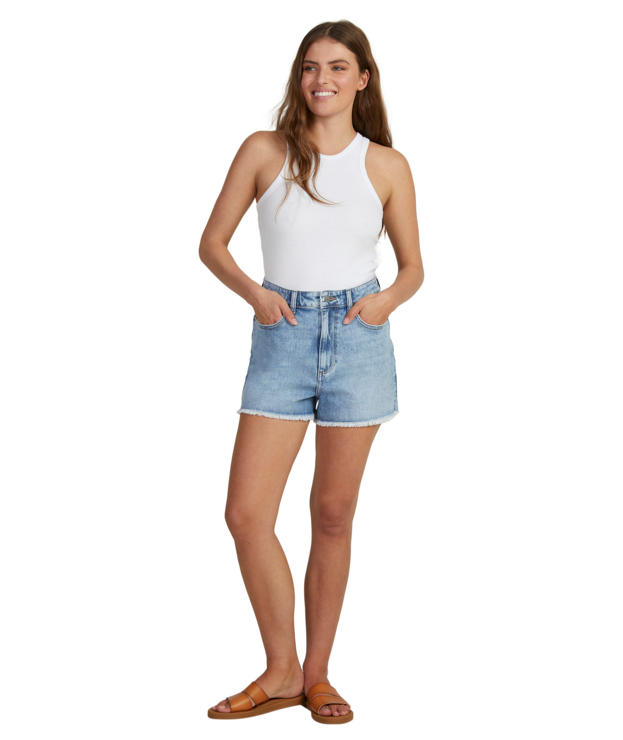 Womens Eva Denim Shorts