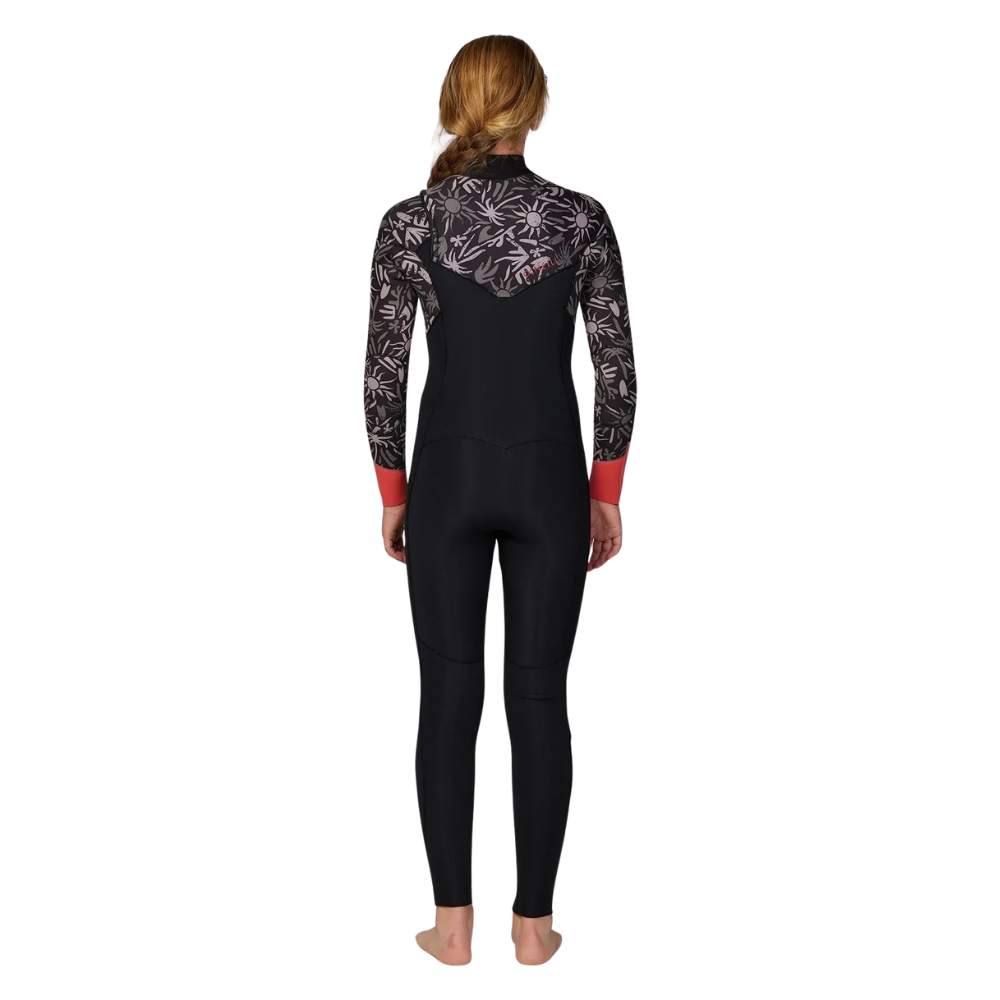 Girl's Bahia 4/3mm Steamer Chest Zip Wetsuit