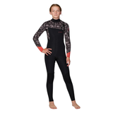 Girl's Bahia 4/3mm Steamer Chest Zip Wetsuit
