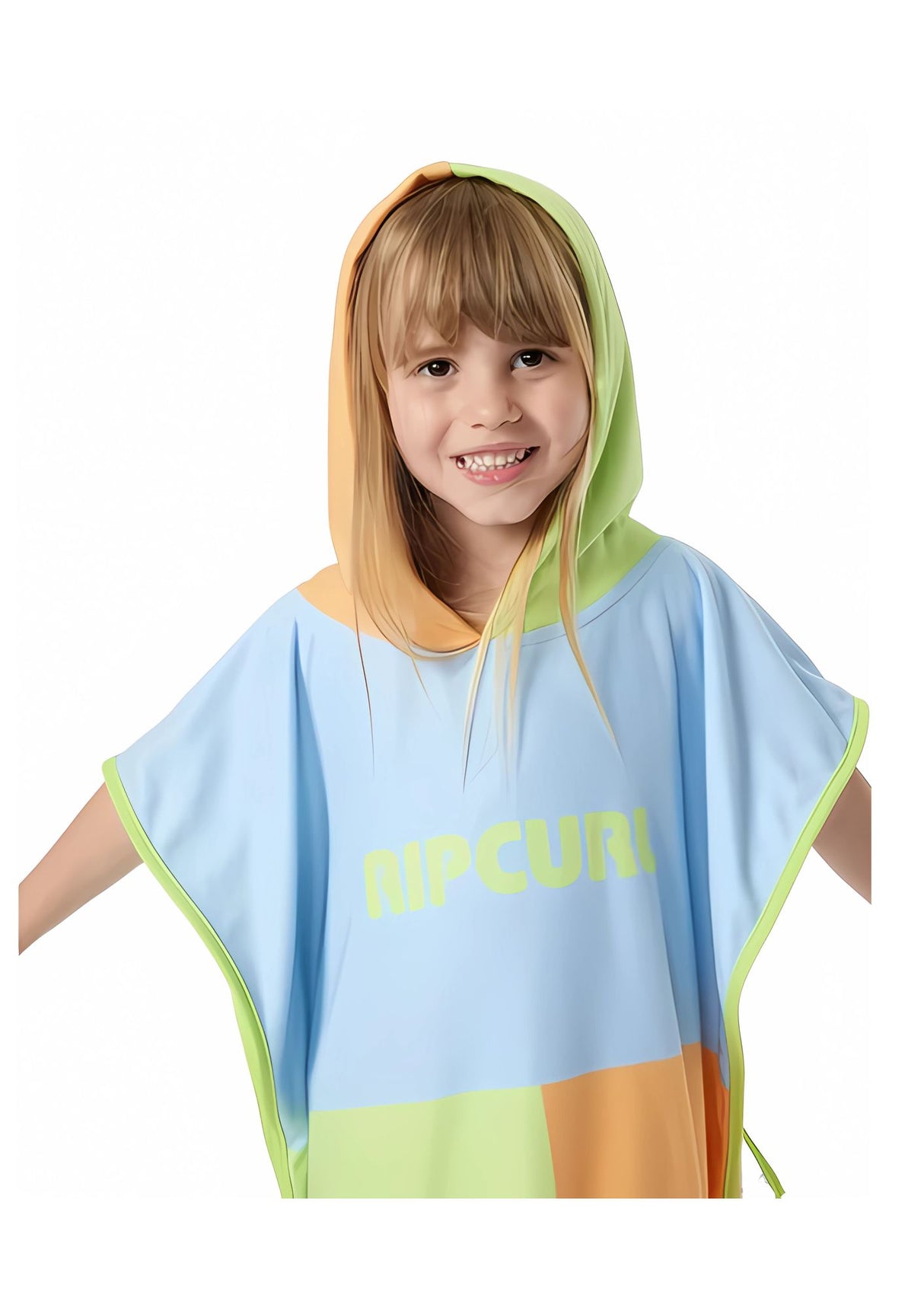 Mixed Hooded Towel-Girl 1-8 years