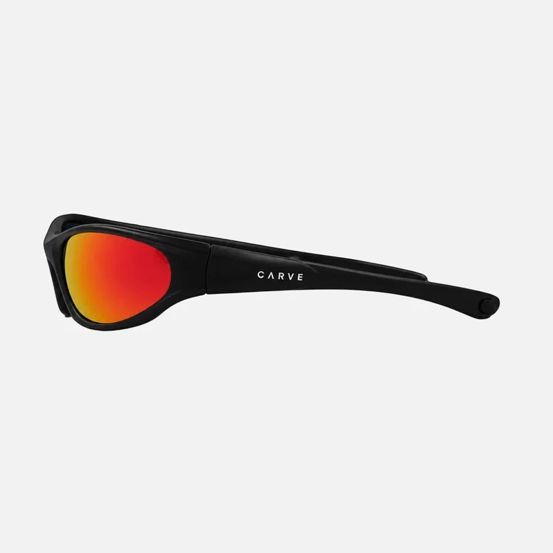 Vert - Matte Black Frame With Red Iridium Lens
