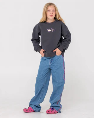 Wildflower Relaxed Crew Fleece Girls