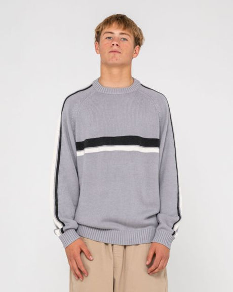 White Lines 2.0 Knitted Crew