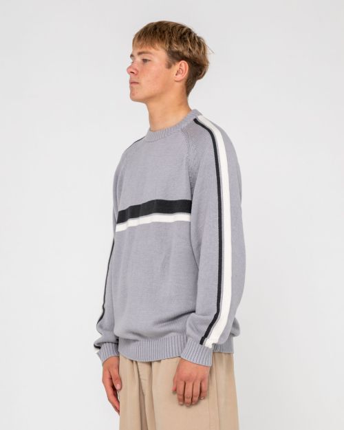 White Lines 2.0 Knitted Crew