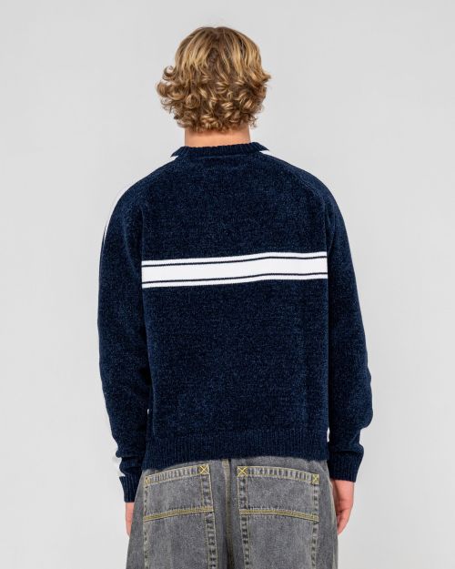 White Lines Chenille