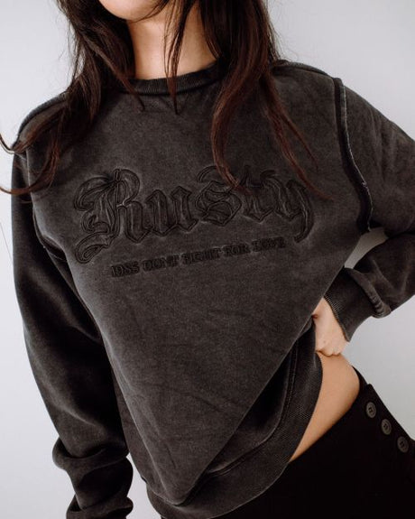 Roxanne Oversized Crew Neck Fleece