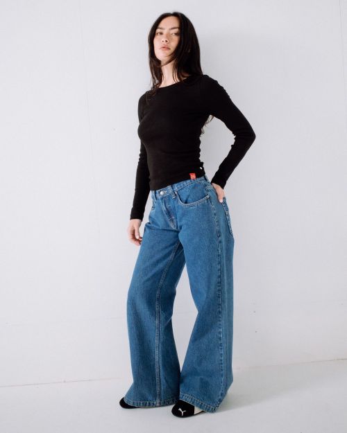 Wendy Wide Low Rise Denim