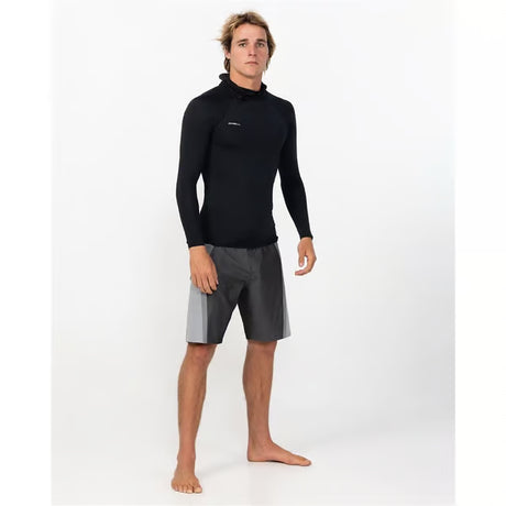 O'Neill Hyperfreak Skins Long Sleeve Hooded Rashguard Mens