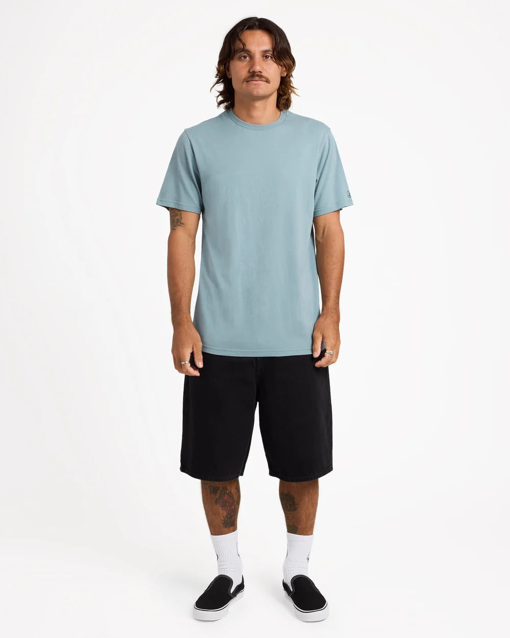 Aus Solid Short Sleeve Tee Shirt