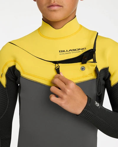 Boys 8-16 2/2 mm Absolute Ultra Long Sleeve Chest Zip Springsuit