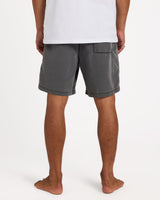 Billabong Mens All Day Overdye Layback 17" Boardshorts - Black