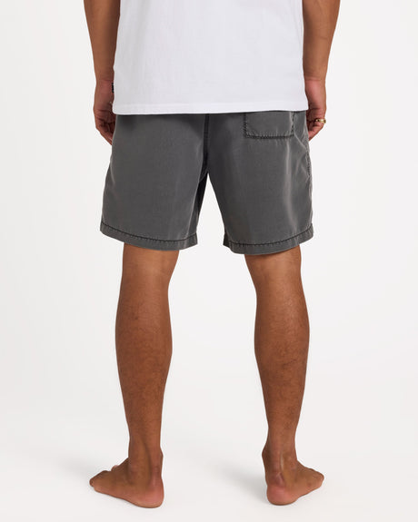 Billabong Mens All Day Overdye Layback 17" Boardshorts - Black