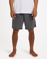 Billabong Mens All Day Overdye Layback 17" Boardshorts - Black