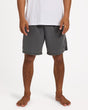Billabong Mens All Day Overdye Layback 17" Boardshorts - Black