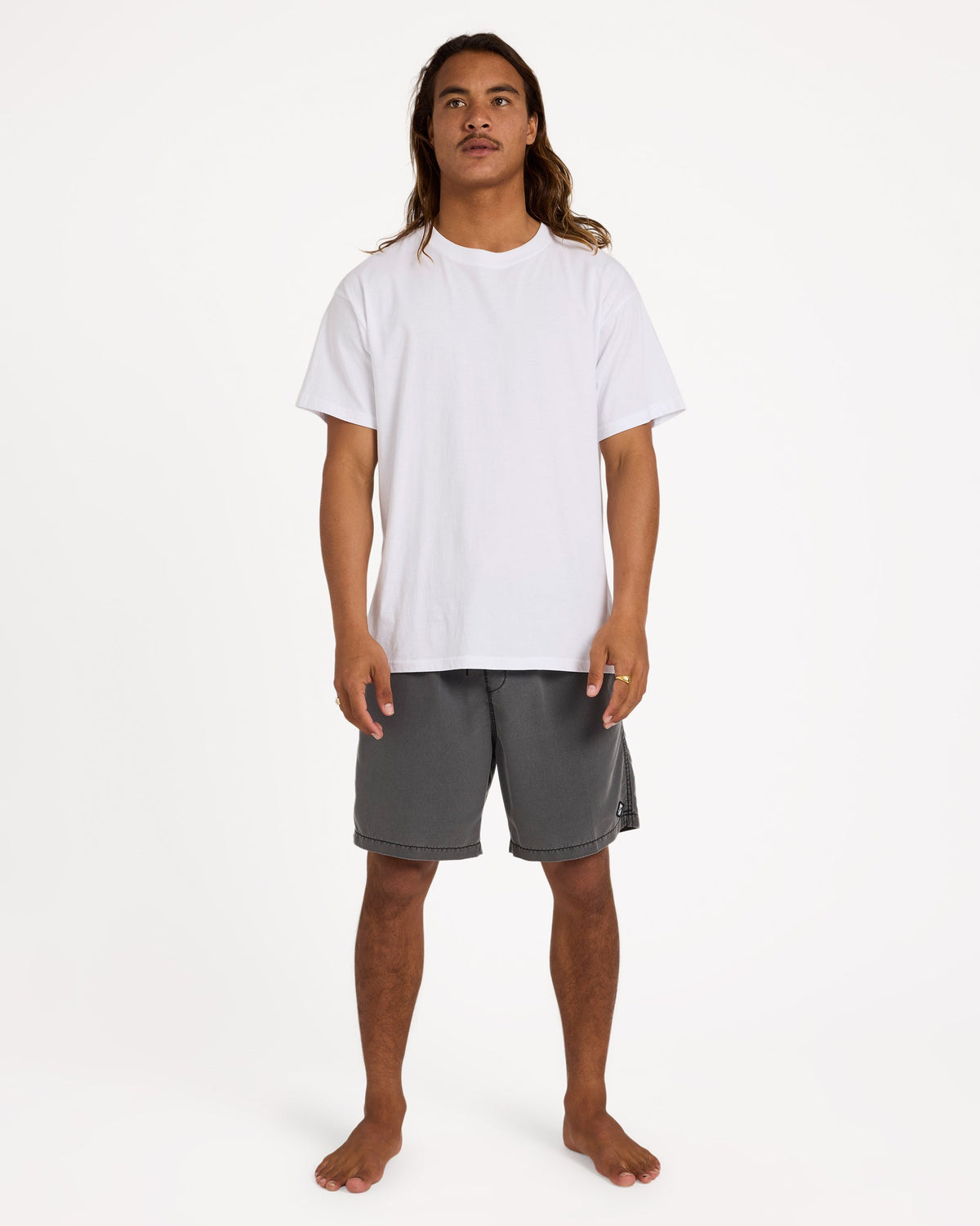 Billabong Mens All Day Overdye Layback 17" Boardshorts - Black
