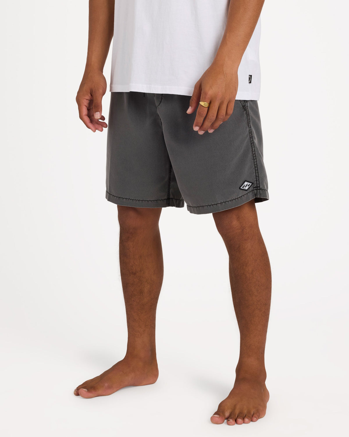 Billabong Mens All Day Overdye Layback 17" Boardshorts - Black