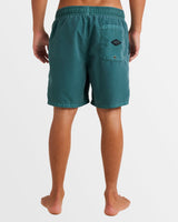 Billabong Mens All Day Overdye Layback 17" Boardshorts - Marine Green