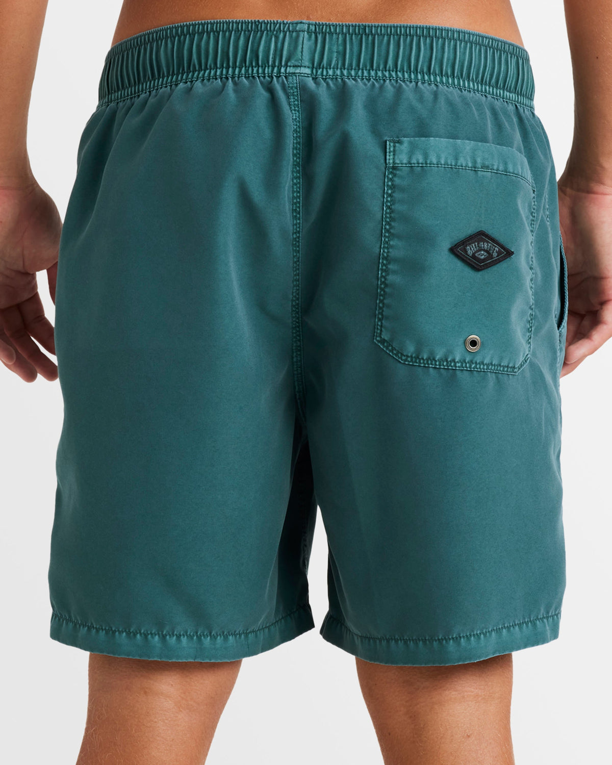 Billabong Mens All Day Overdye Layback 17" Boardshorts - Marine Green
