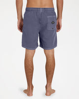 Billabong Mens All Day Overdye Layback 17" Boardshorts - Dusty Navy