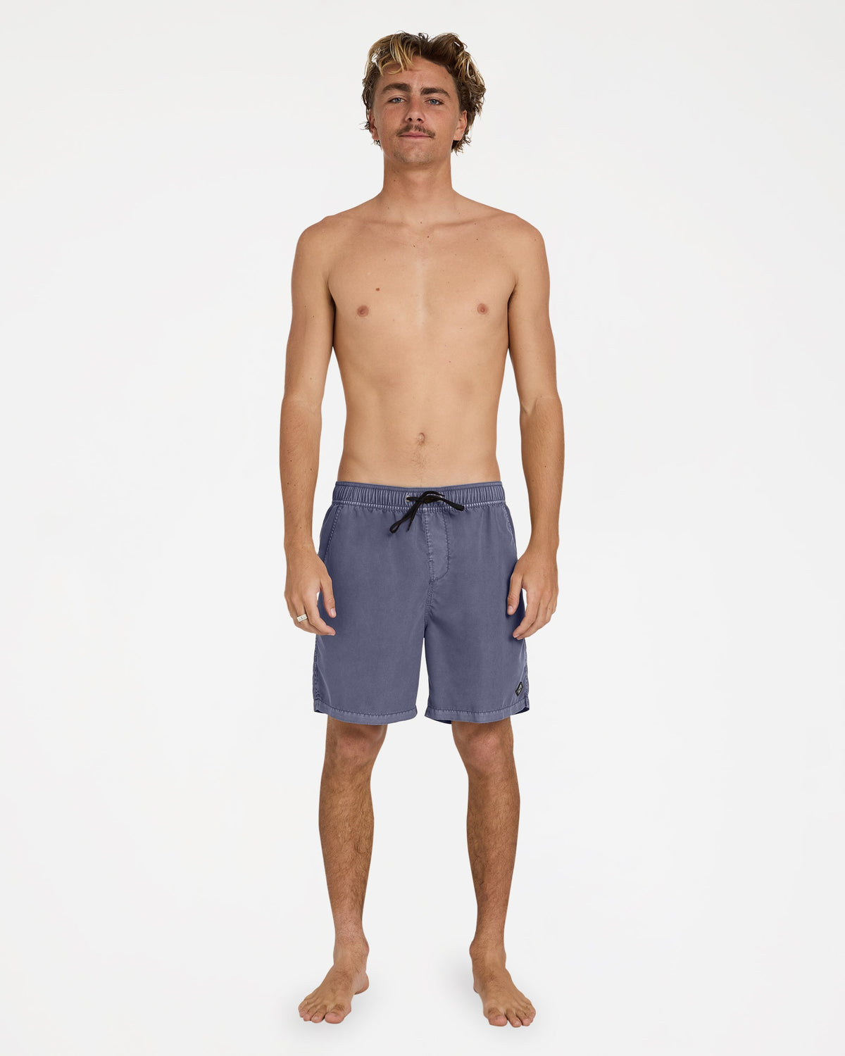 Billabong Mens All Day Overdye Layback 17" Boardshorts - Dusty Navy
