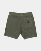Billabong Mens All Day Overdye Layback 17" Boardshorts - Dark Military