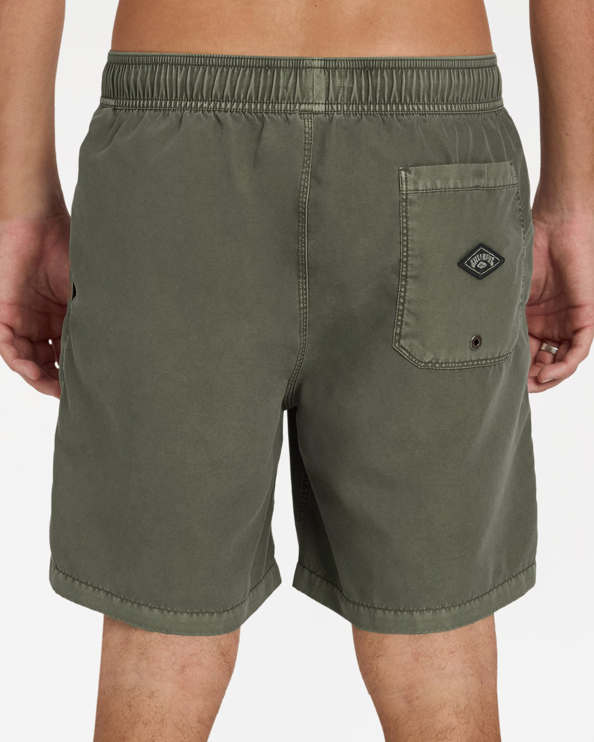 Billabong Mens All Day Overdye Layback 17" Boardshorts - Dark Military