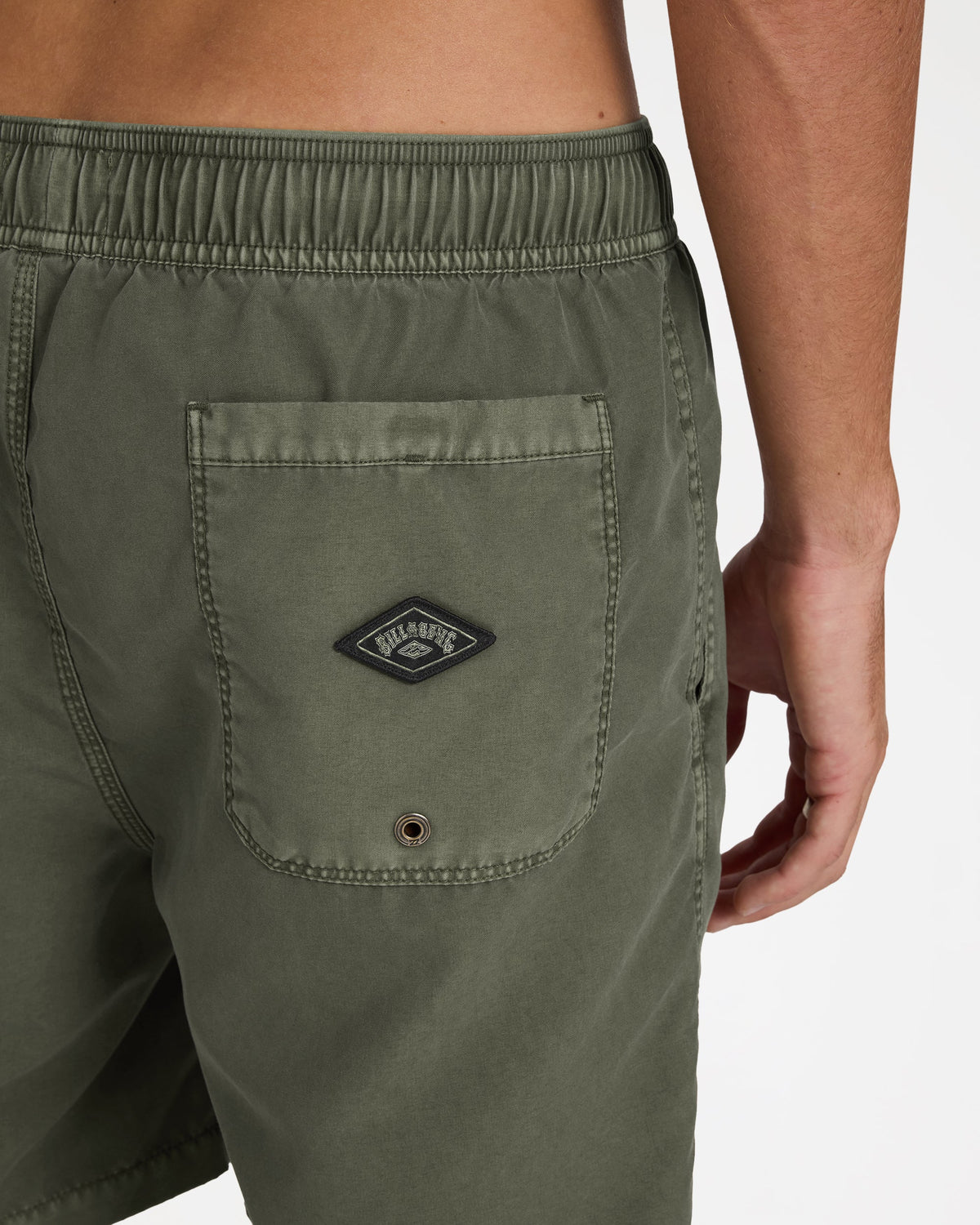 Billabong Mens All Day Overdye Layback 17" Boardshorts - Dark Military