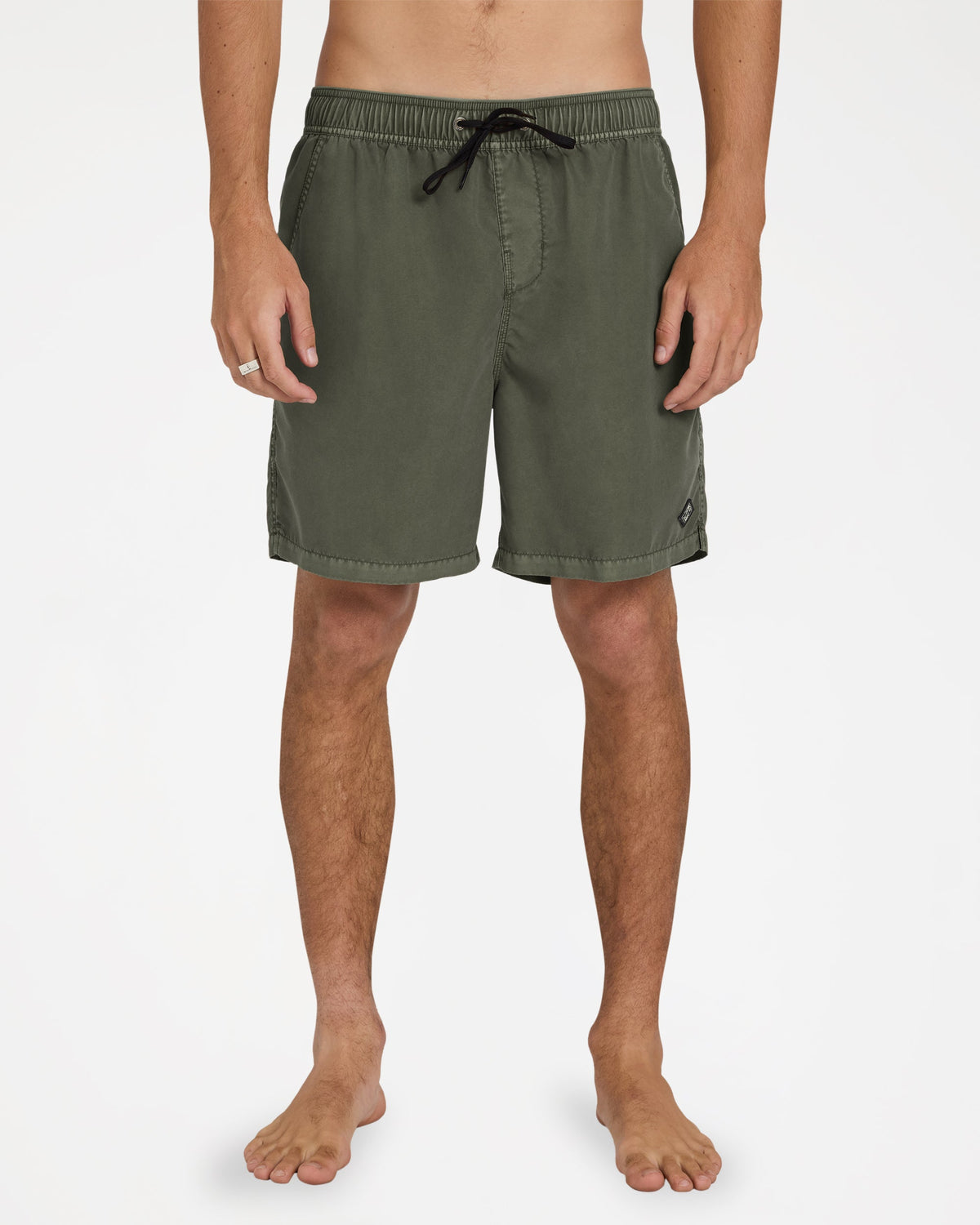 Billabong Mens All Day Overdye Layback 17" Boardshorts - Dark Military