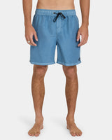 Billabong Mens All Day Overdye Layback 17" Boardshorts - Steel Blue