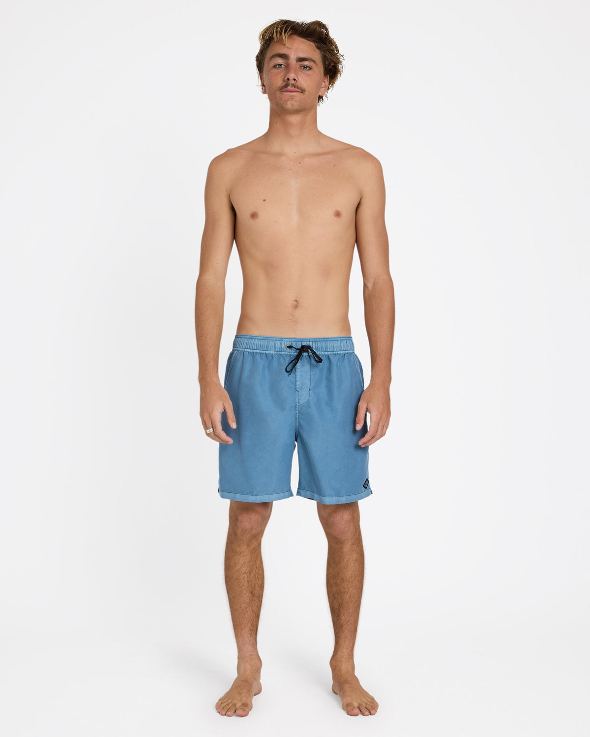 Billabong Mens All Day Overdye Layback 17" Boardshorts - Steel Blue