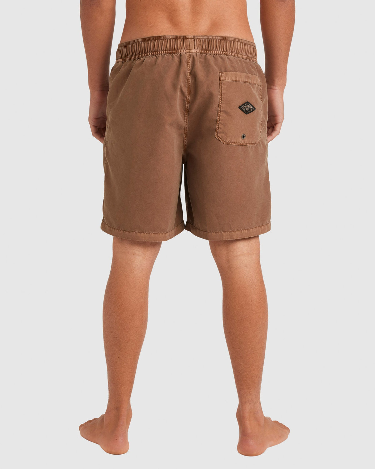 Billabong Mens All Day Overdye Layback 17" Boardshorts - Tobacco