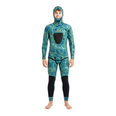 Adrenalin Camo 2 Piece Stealth Spearfishing Wetsuit - front