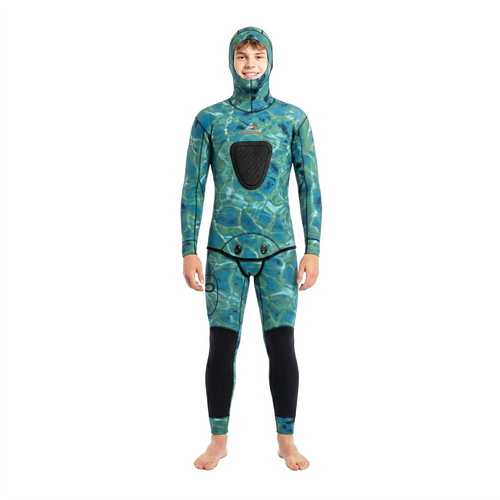 Adrenalin Camo 2 Piece Stealth Spearfishing Wetsuit - front